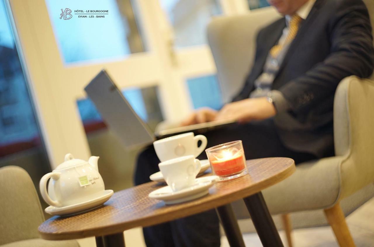 Hotel Le Bourgogne Évian-les-Bains Екстериор снимка